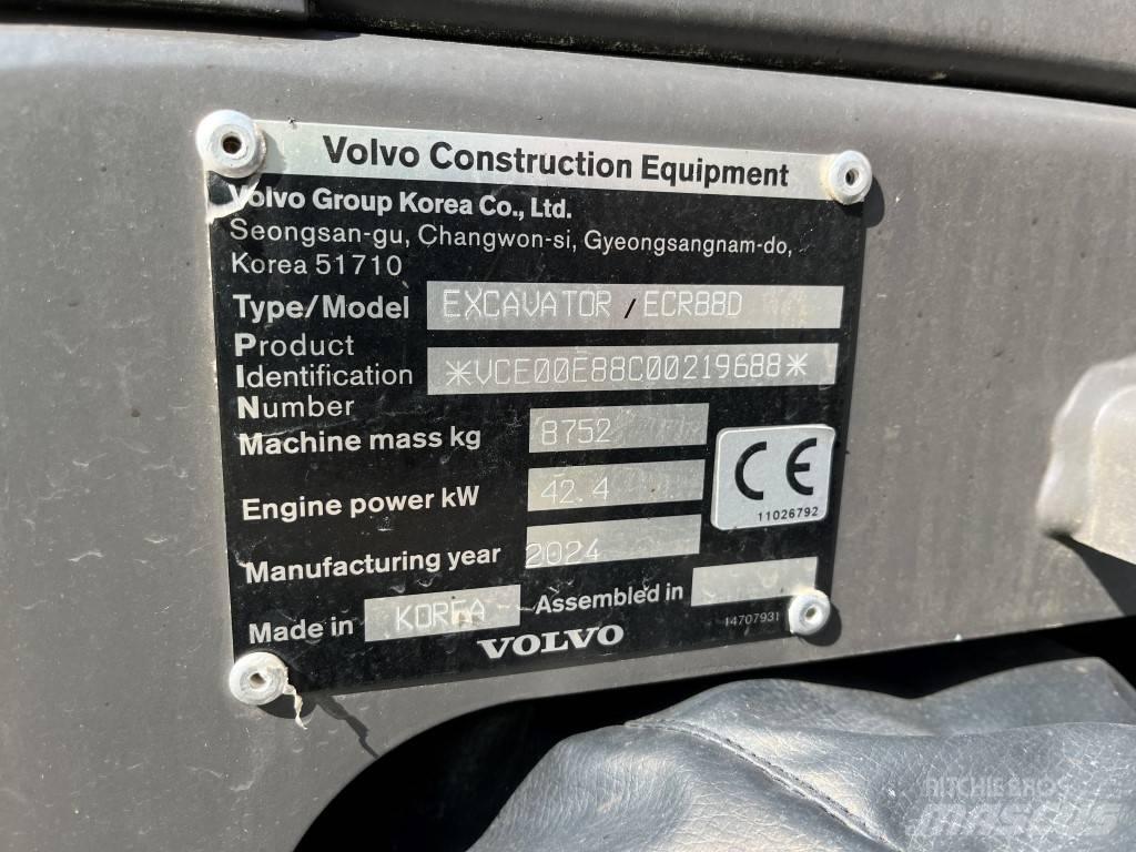Volvo ECR88D 中型挖掘机
