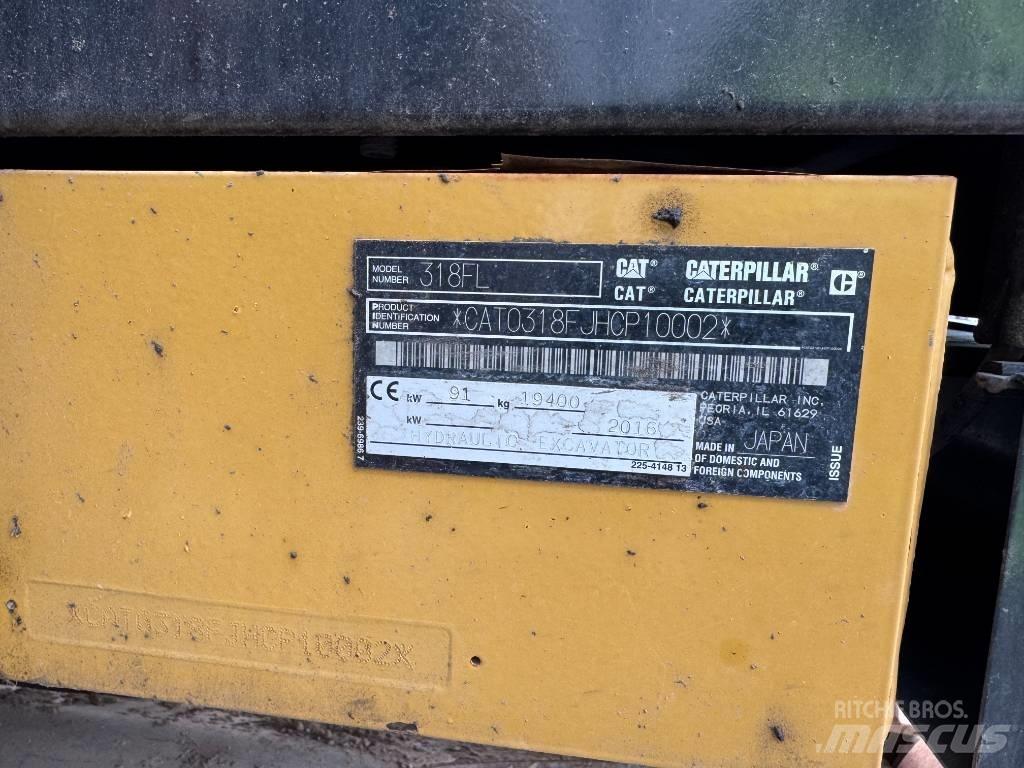 CAT 318 FL 履带挖掘机
