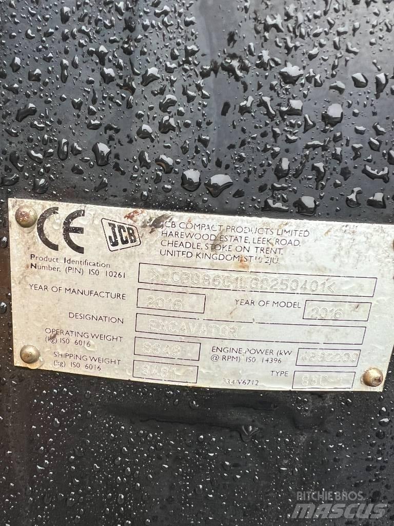 JCB 86 C-1 eco 中型挖掘机