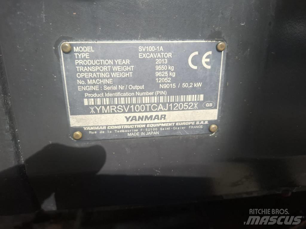 Yanmar SV 100-1A 中型挖掘机