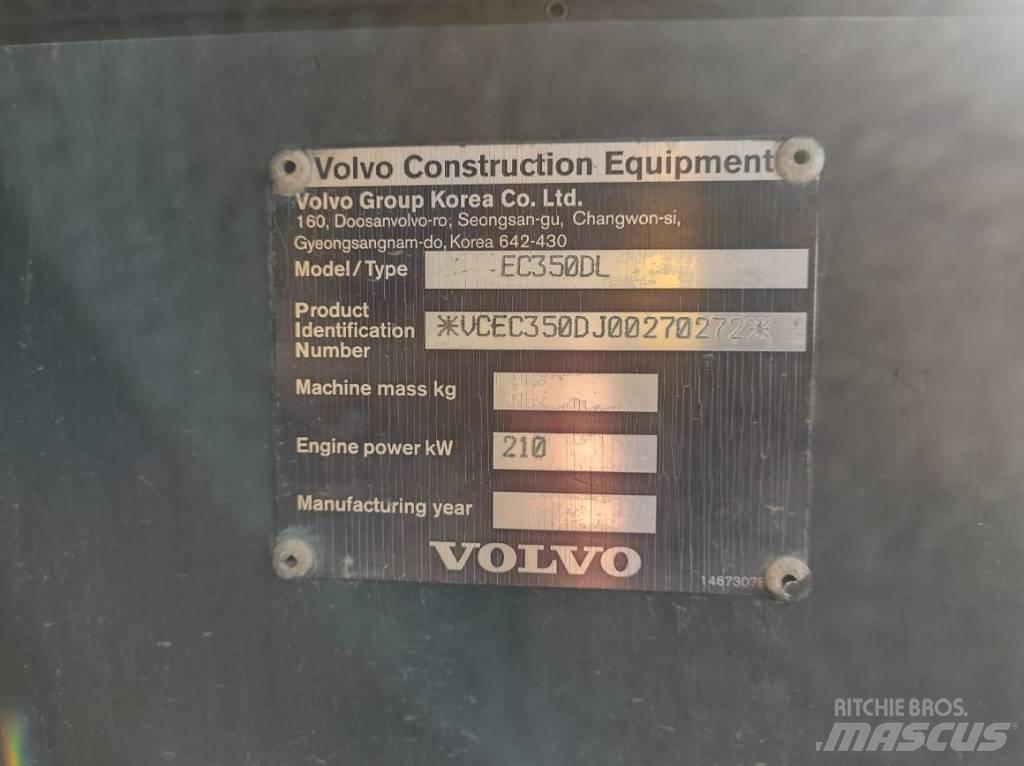 Volvo EC350DL 履带挖掘机