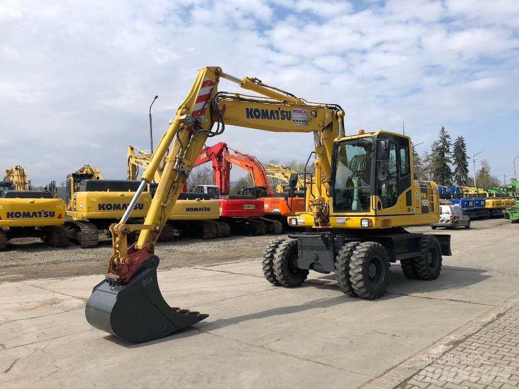 Komatsu PW160-8 轮式挖掘机