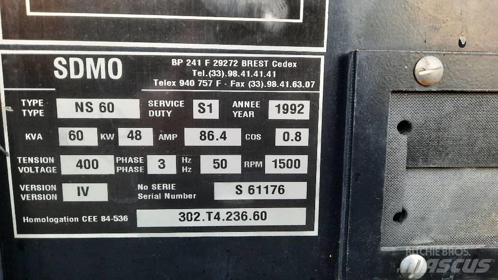 Sdmo NS 60 柴油发电机