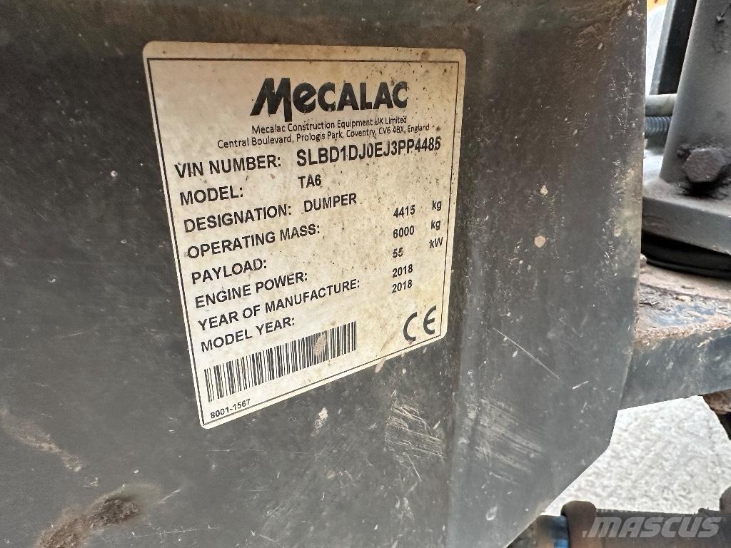 Mecalac TA 6 翻斗车\公路型自卸车