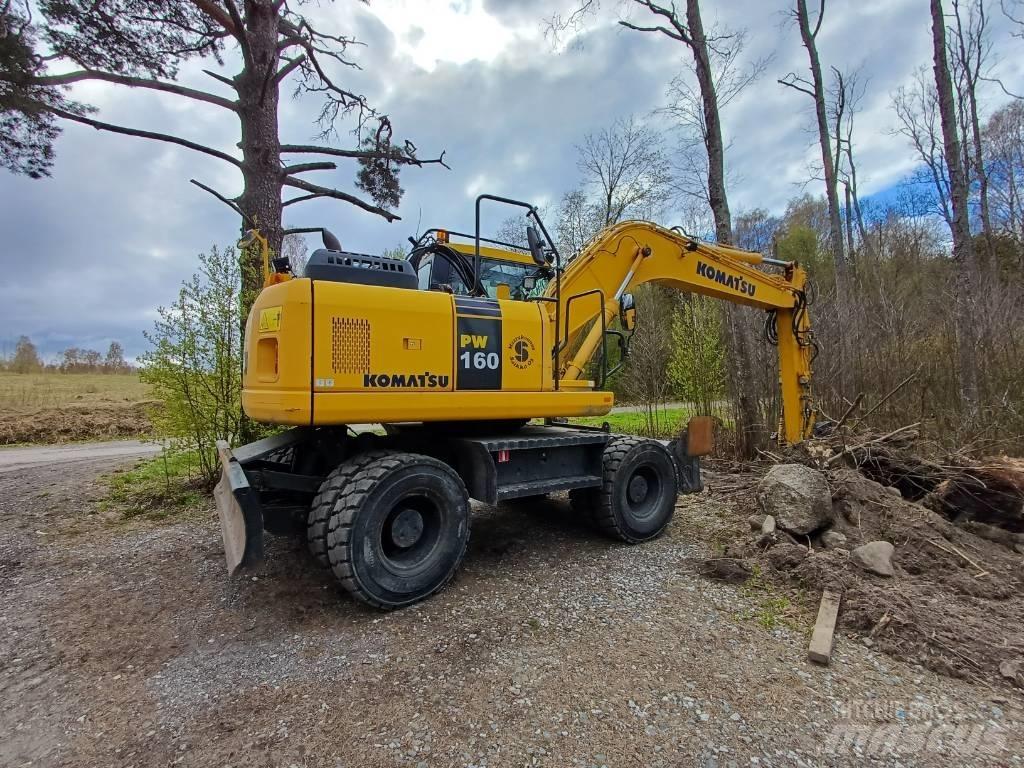 Komatsu PW 160-7E0 轮式挖掘机