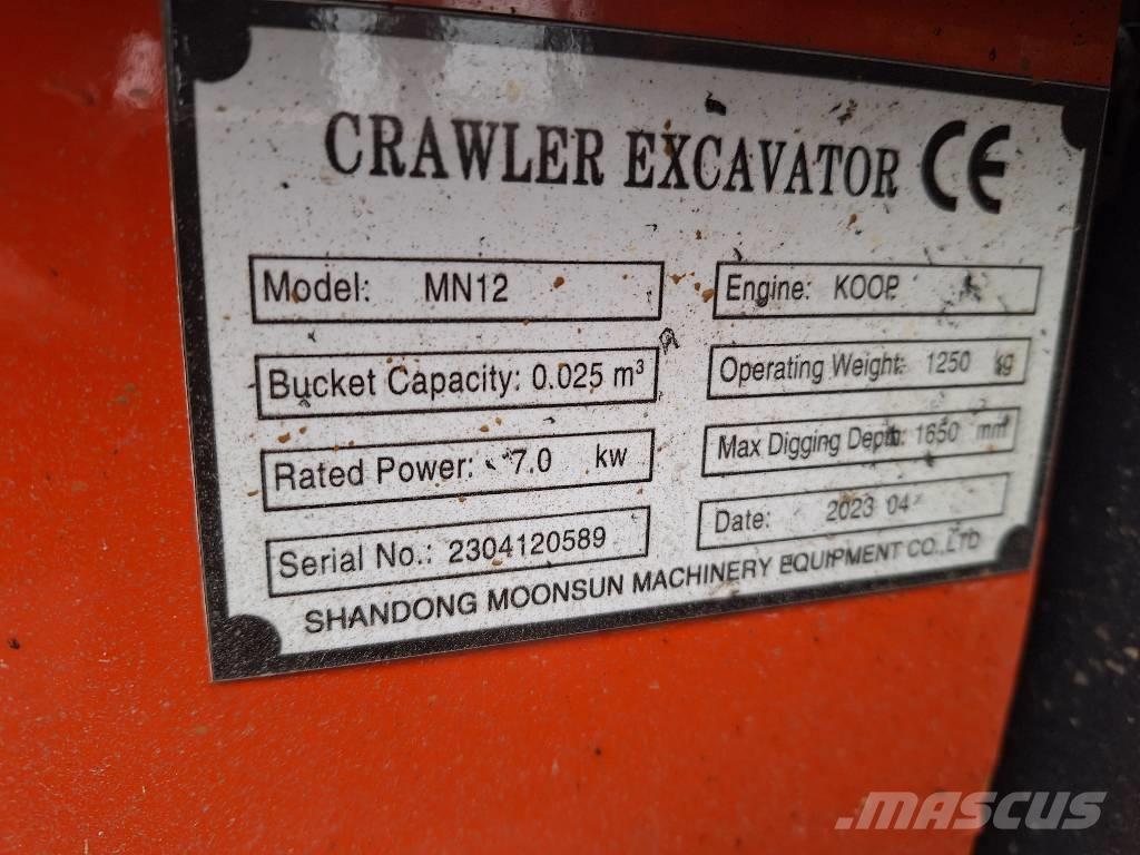  Moonsun MN12 小型挖掘机