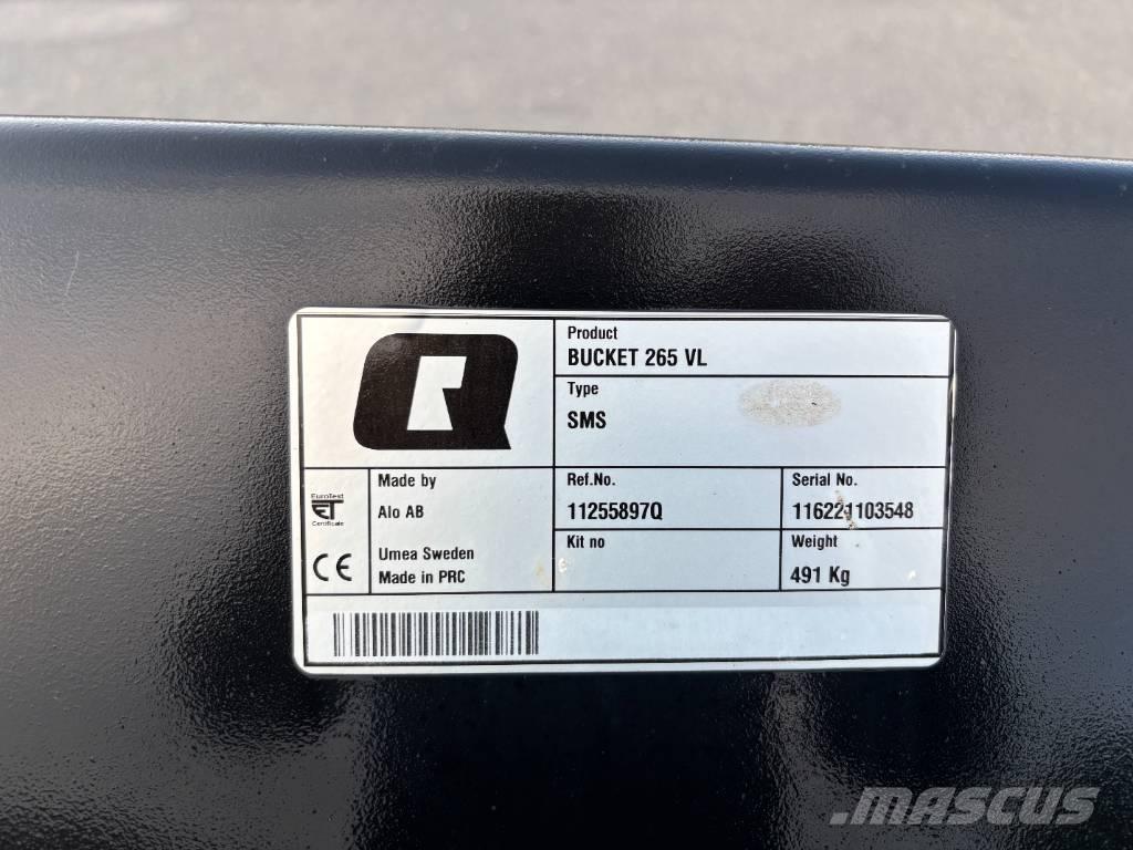 Quicke VL 265 SMS 前装载配件