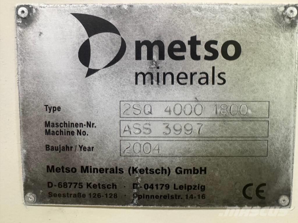 Metso 2SQ 4000 1800 振动筛