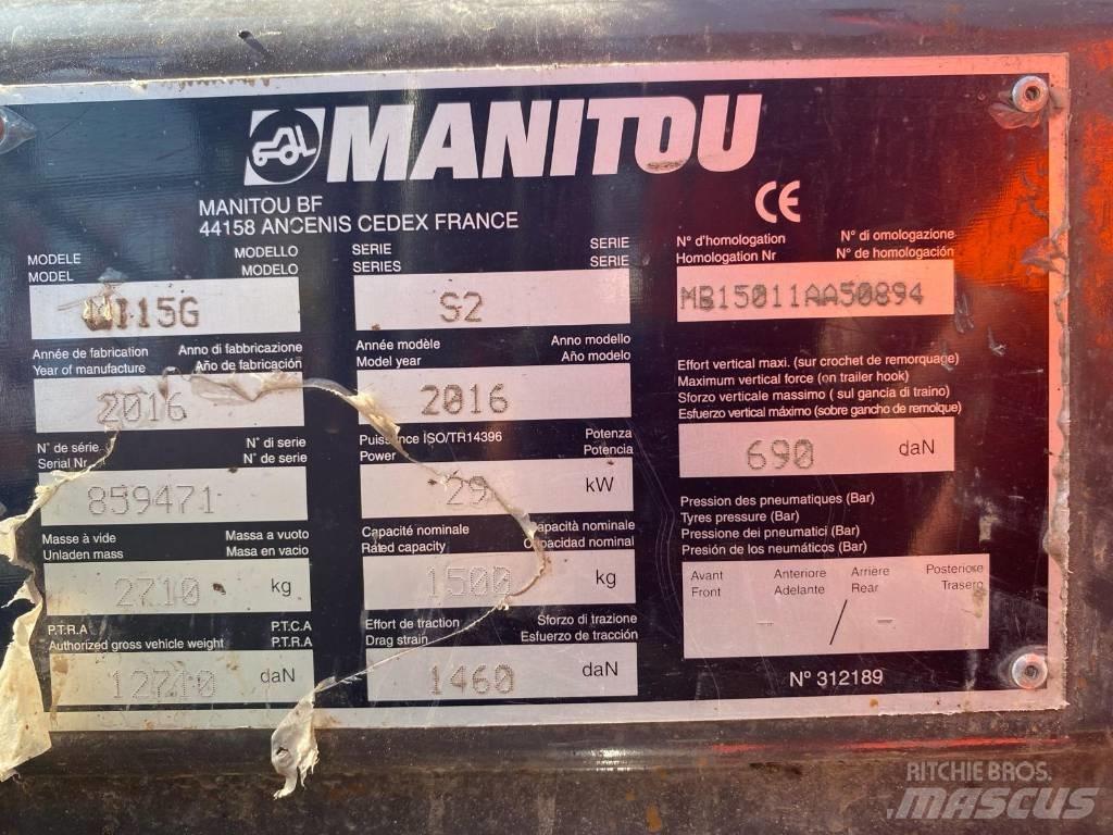 Manitou MI 15 G 天然气叉车