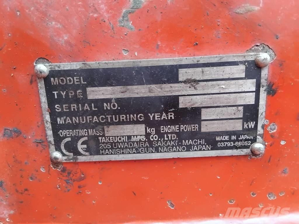 Takeuchi TB290 小型挖掘机