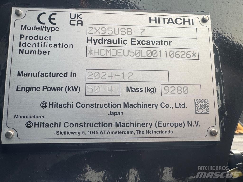 Hitachi ZX 95USB-7 中型挖掘机