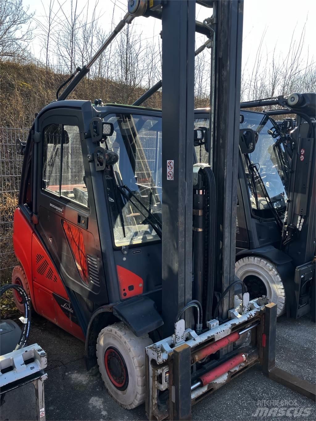 Linde H25T 天然气叉车