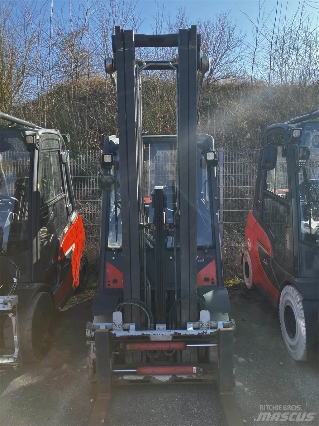 Linde H25T 天然气叉车