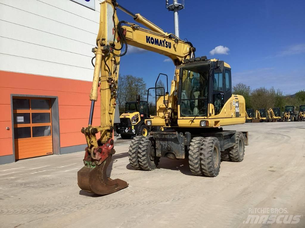 Komatsu PW 160-7E0 轮式挖掘机