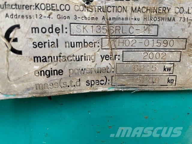 Kobelco SK 135 SR LC 履带挖掘机