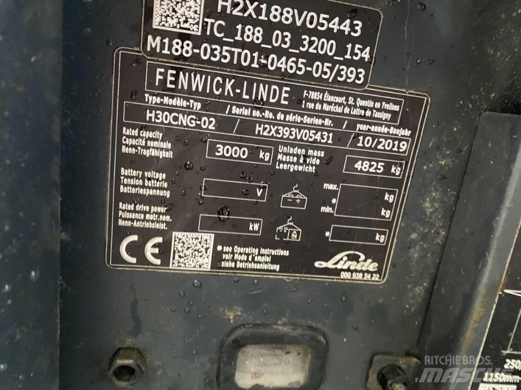 Linde H30CNG-02 天然气叉车