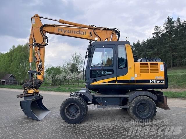 Hyundai Robex 140 W 轮式挖掘机