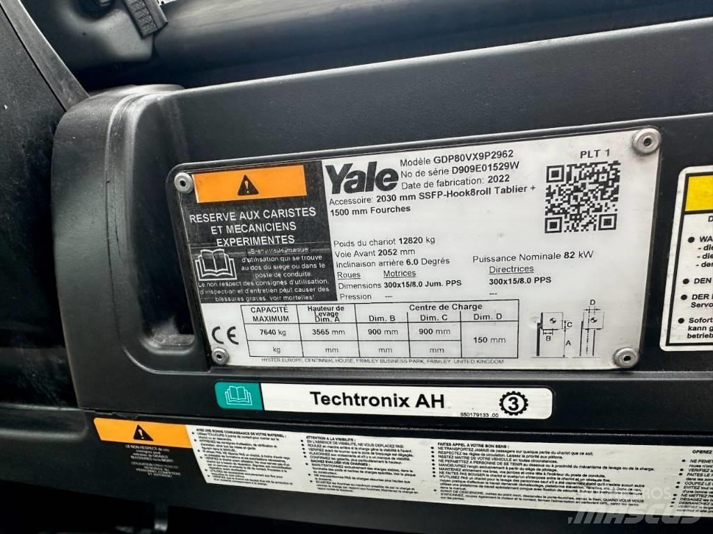 Yale gdp80vx9 柴油叉车