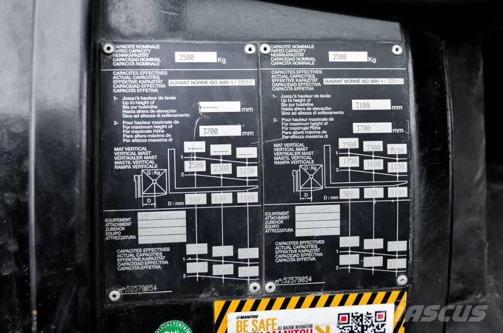 Manitou MC 25-4 D 柴油叉车