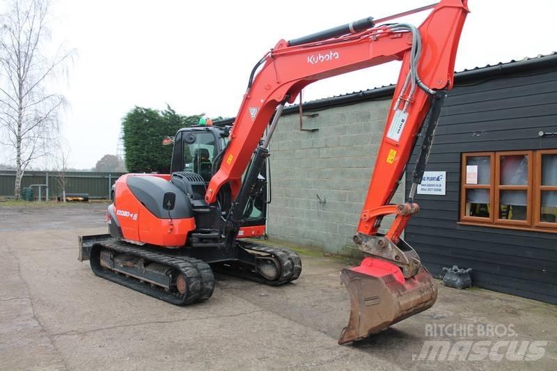 Kubota KX 080-4 中型挖掘机