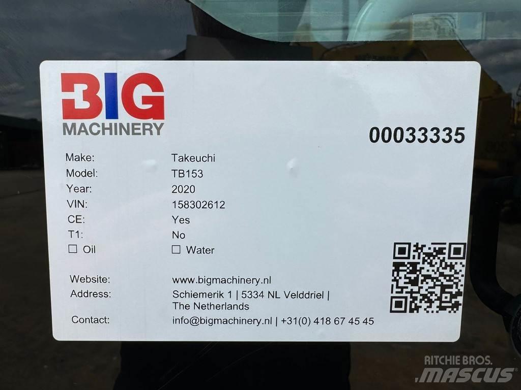 Takeuchi TB153FR 小型挖掘机
