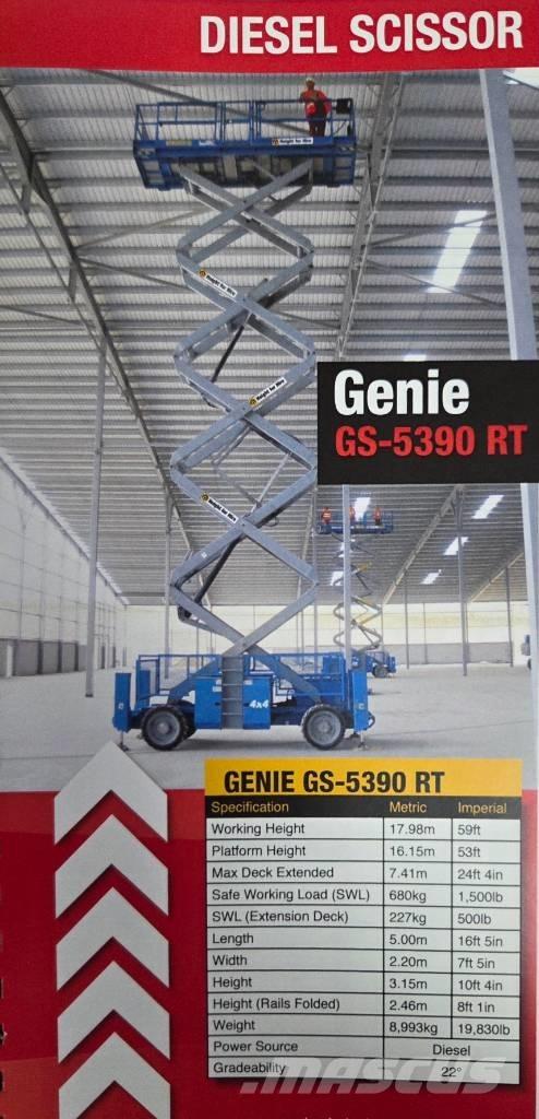Genie GS 5390 RT 剪叉式升降机