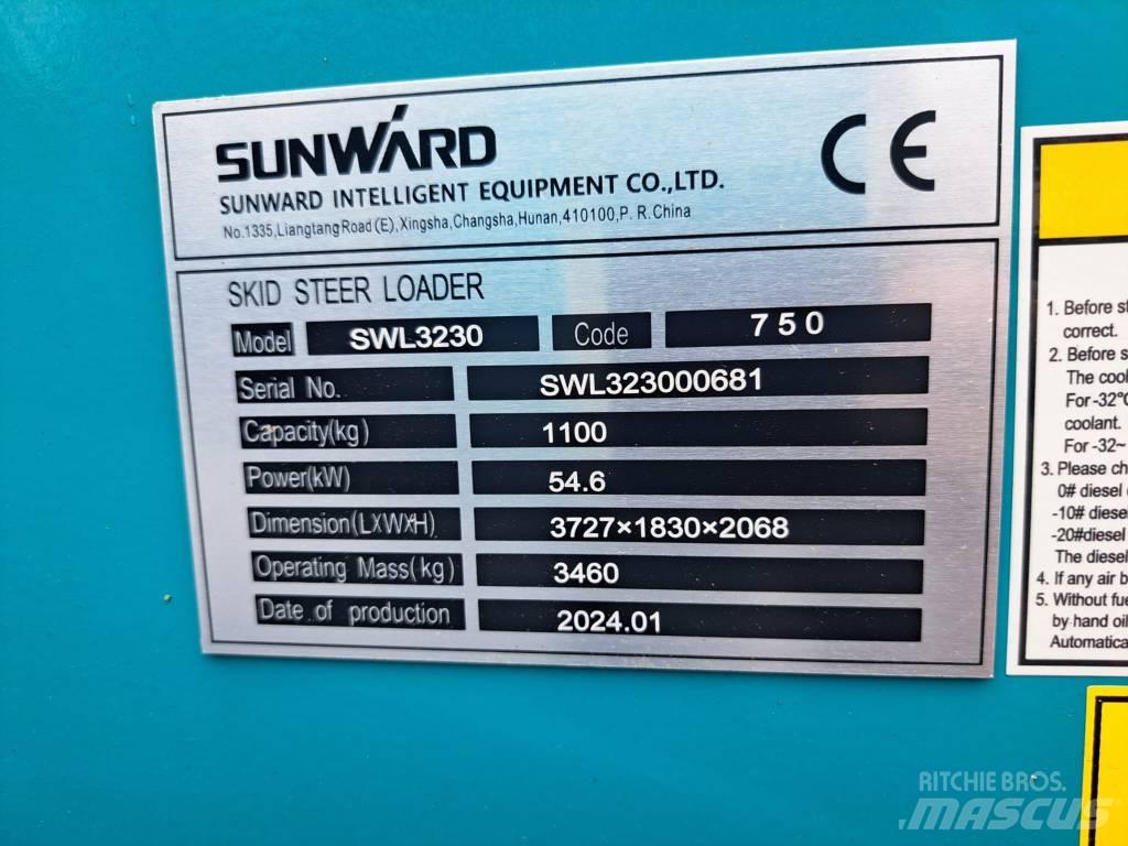 Sunward SWL 3230 滑移装载机