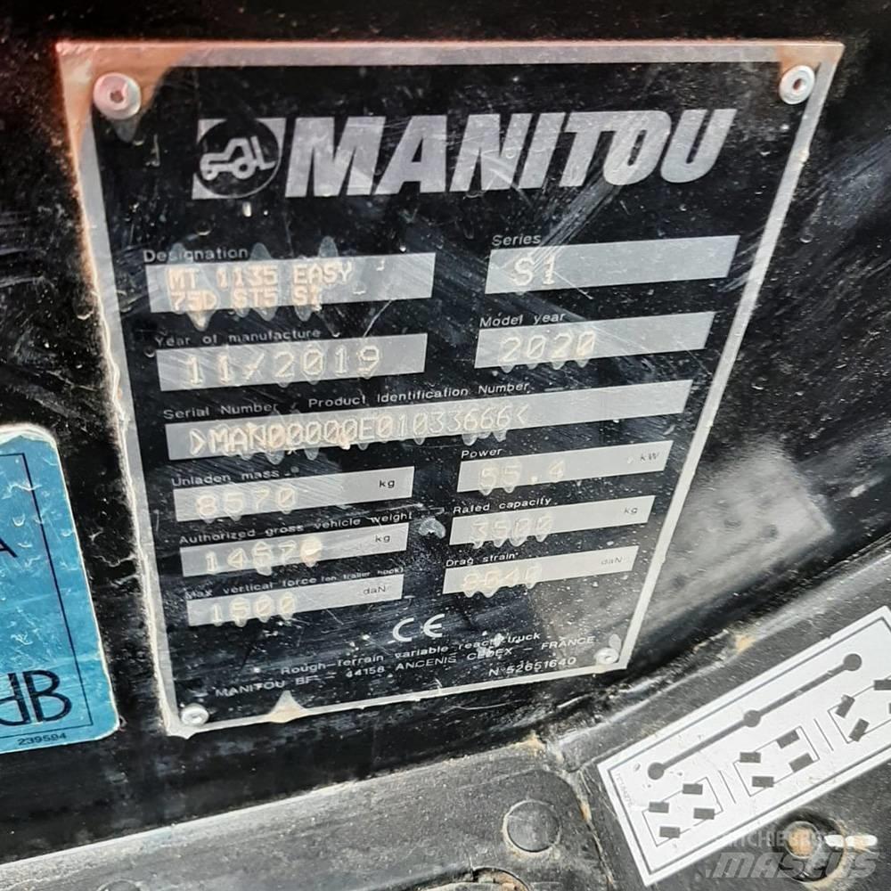 Manitou MT 1135 伸缩臂叉装车|叉装车