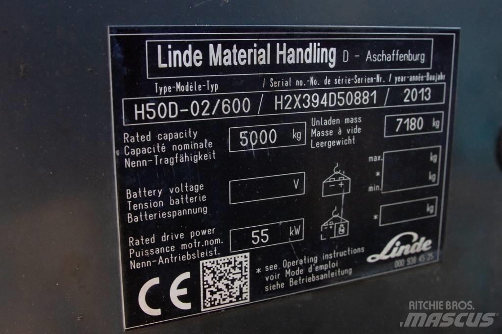 Linde H50D-02/600 柴油叉车