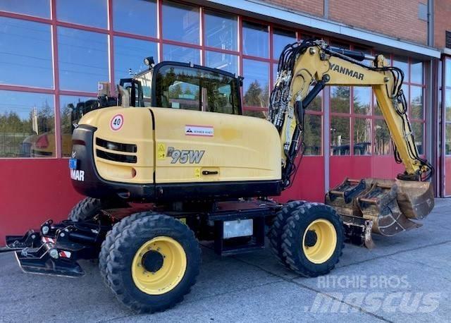 Yanmar B95W 轮式挖掘机