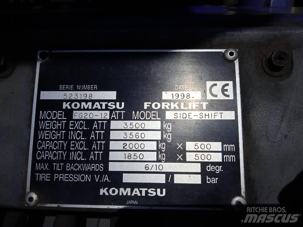 Komatsu FG20-12 天然气叉车