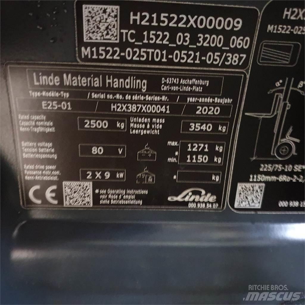 Linde E25 电动叉车