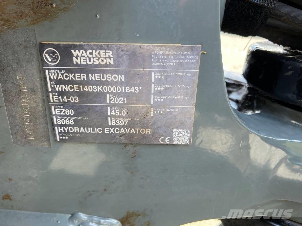 Wacker Neuson EZ80 履带挖掘机