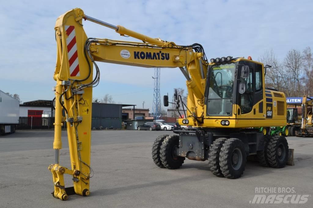 Komatsu PW 180-10 轮式挖掘机