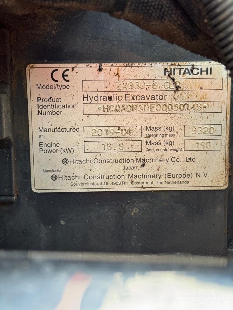 Hitachi ZX 33 U-6 小型挖掘机