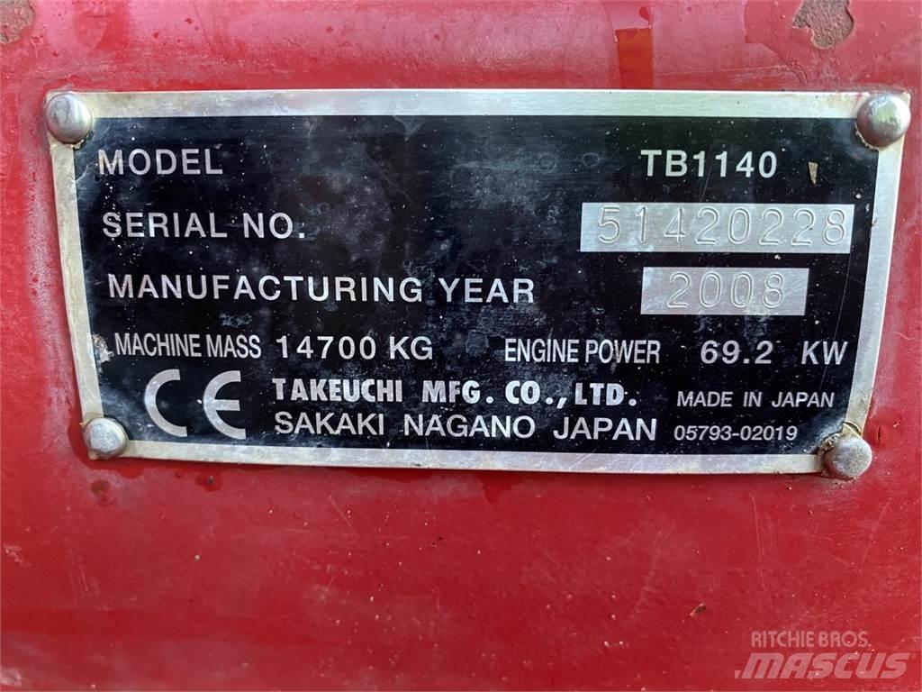 Takeuchi TB1140 履带挖掘机