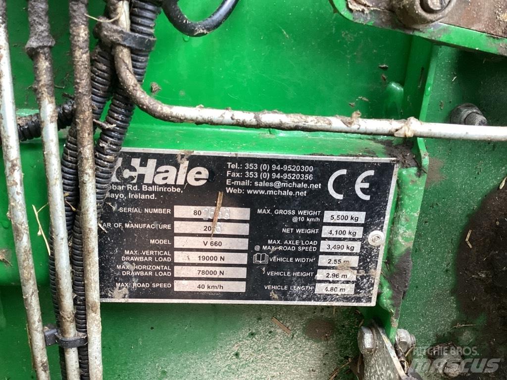 McHale V 660 圆捆打捆机