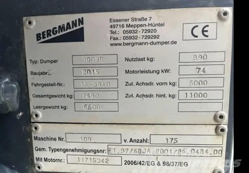 Bergmann Dumper 铰接式自卸车