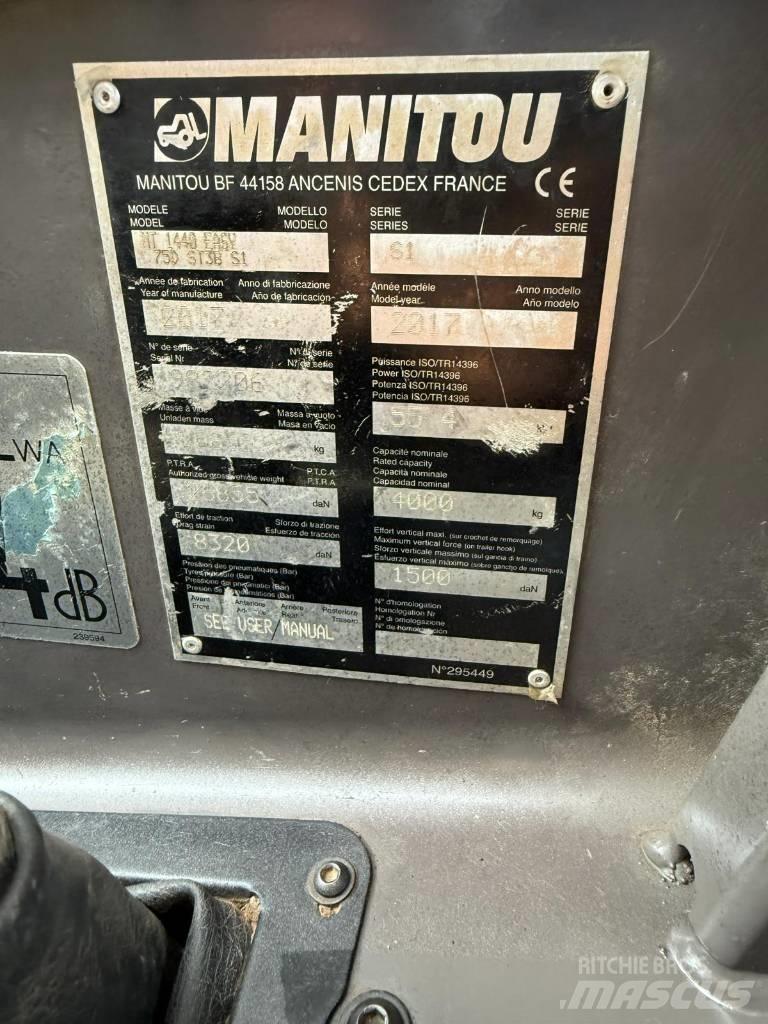Manitou MT 1440 伸缩臂叉装车|叉装车