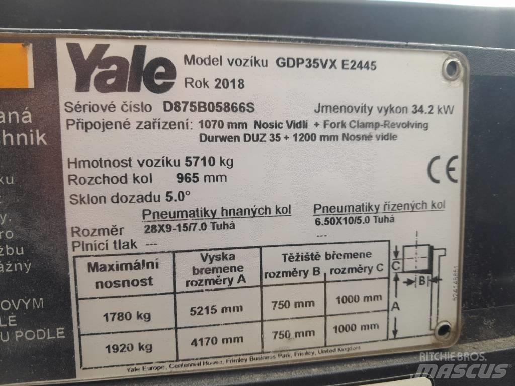 Yale GDP35VX 柴油叉车