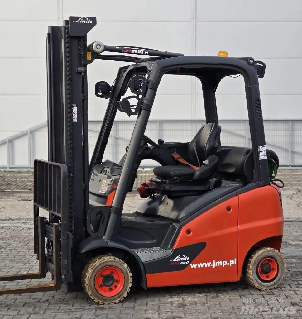 Linde H 16 T - 01 天然气叉车