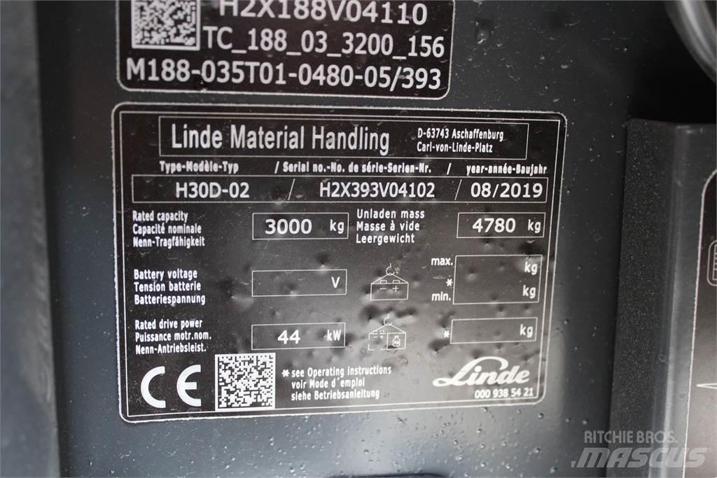 Linde H30D 柴油叉车