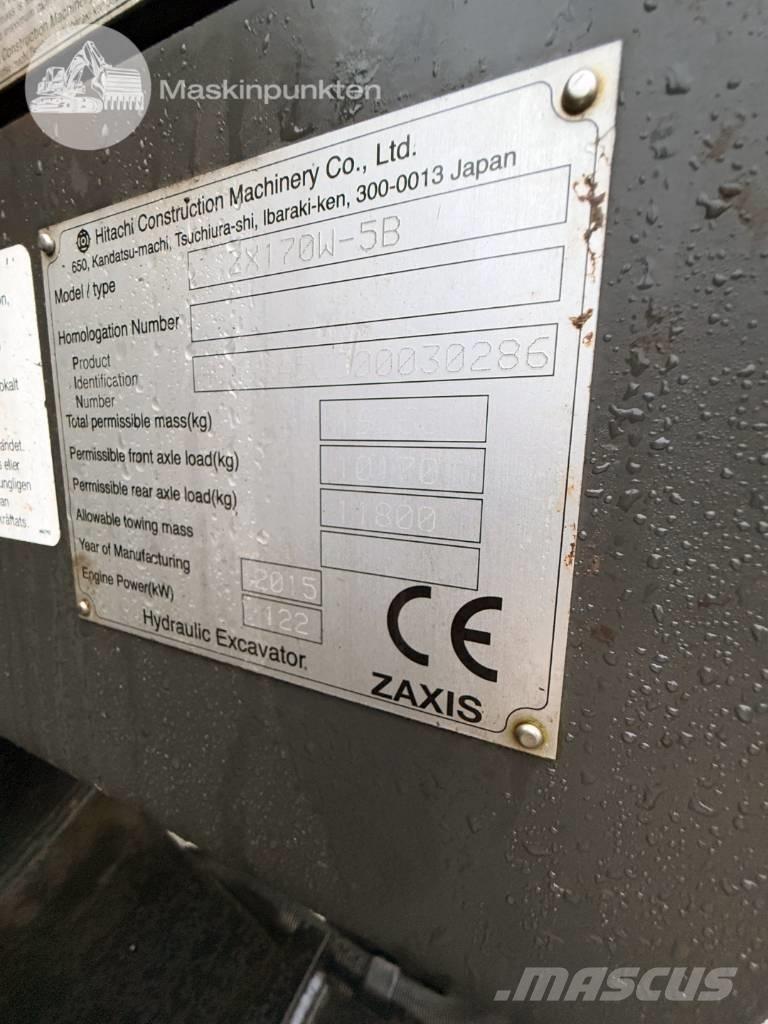 Hitachi ZX 170 W-5 B 轮式挖掘机