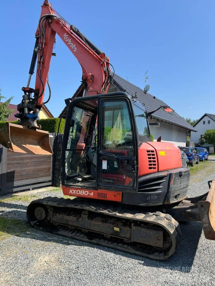 Kubota KX 080-4 中型挖掘机