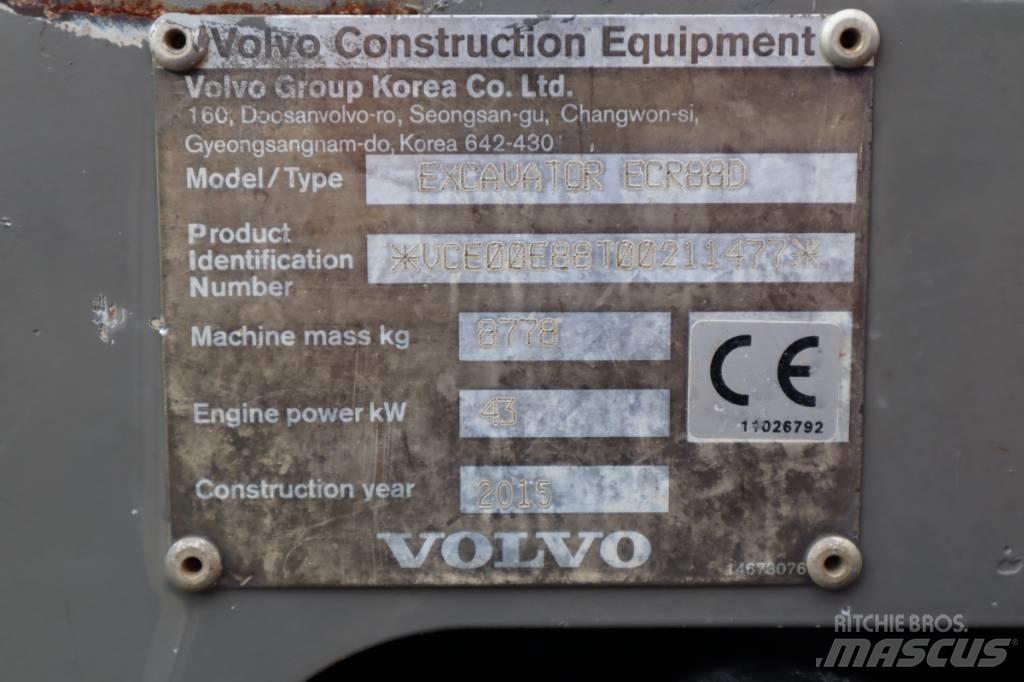 Volvo ECR88D 中型挖掘机