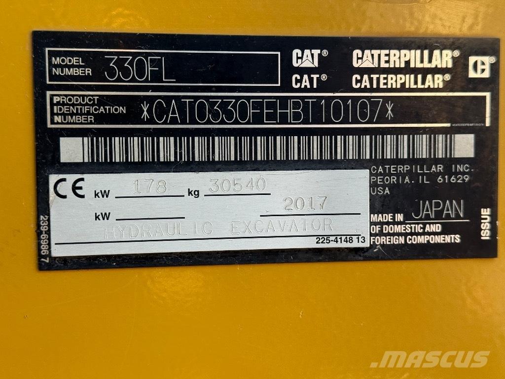 CAT 330 FL 履带挖掘机