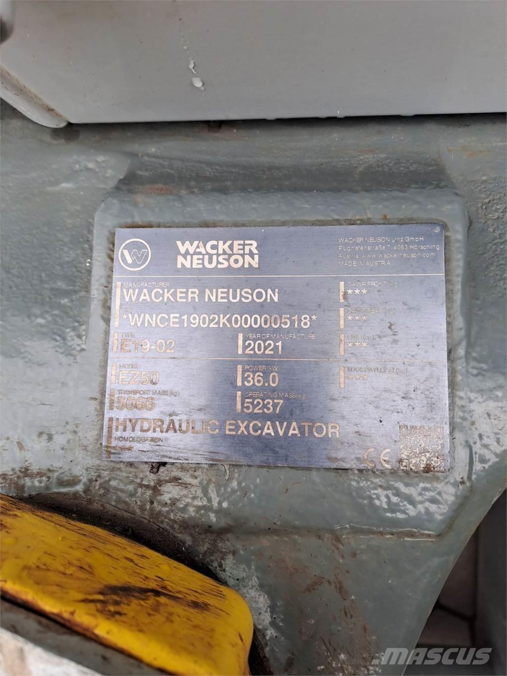 Wacker Neuson EZ50 履带挖掘机