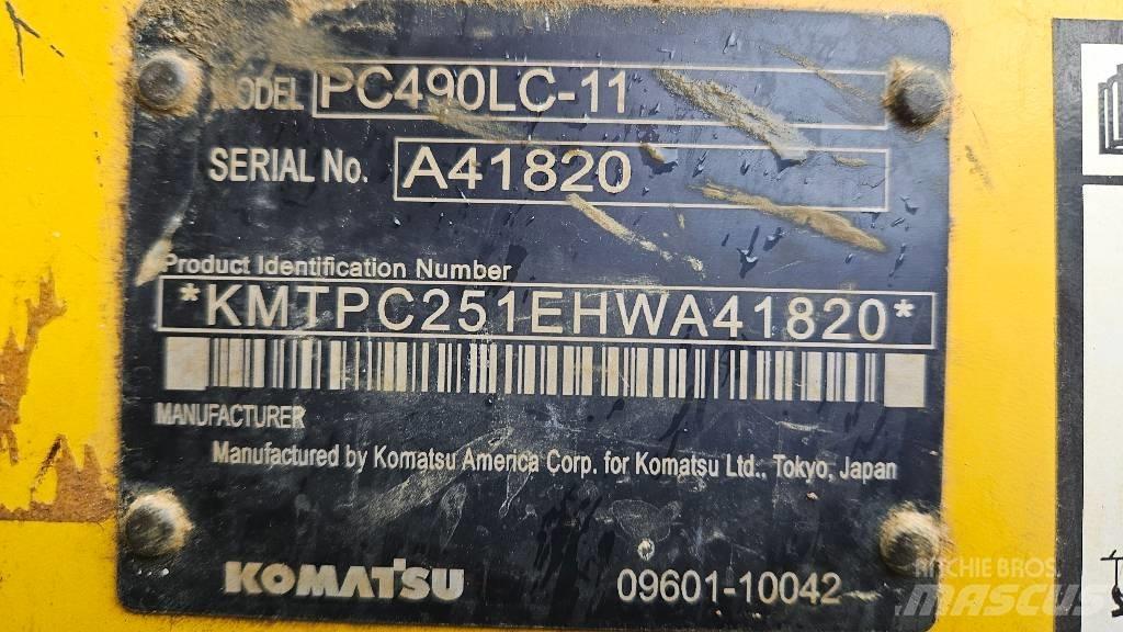 Komatsu PC 490 LC-11 履带挖掘机