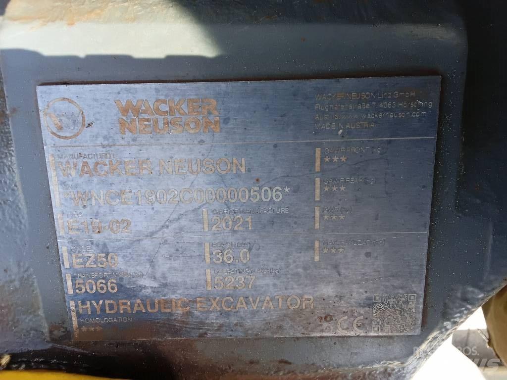 Wacker Neuson EZ50 履带挖掘机