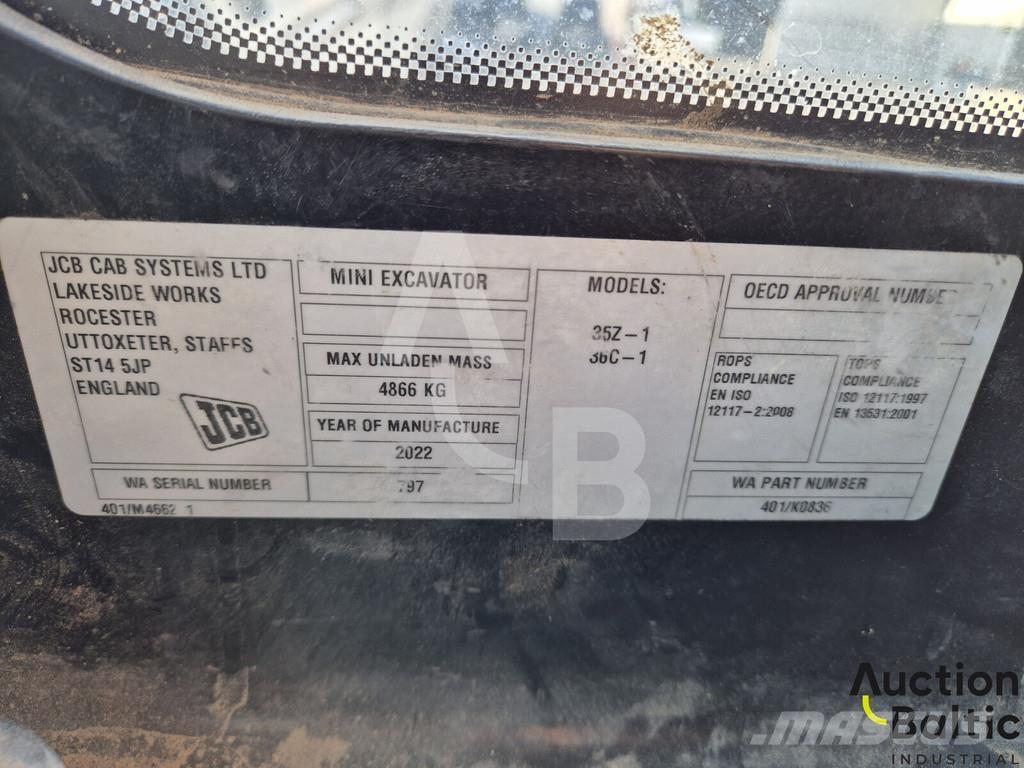 JCB 36C-1 小型挖掘机